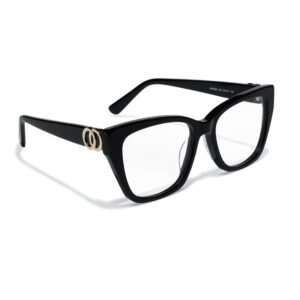 Bold Black Eyeglasses by Specs and More | Stylish Statement Frame